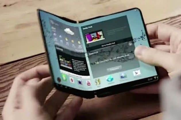 Foldable smartphone Samsung can also be used as a tablet