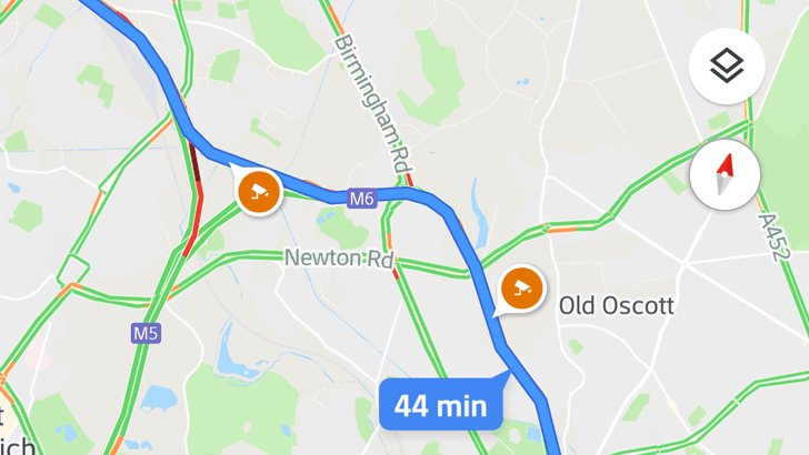 Google Maps finally shows speed cameras and speed limits