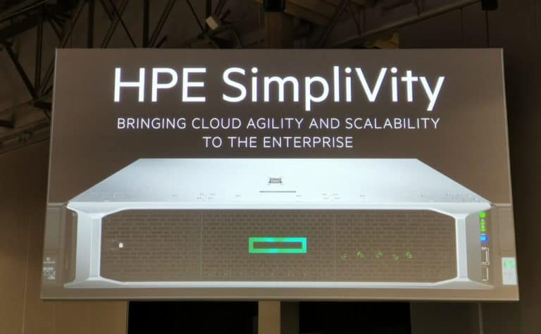 HPE SimpliVity reduces storage needs by 90 percent