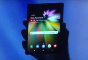 Samsung presents its foldable smartphone