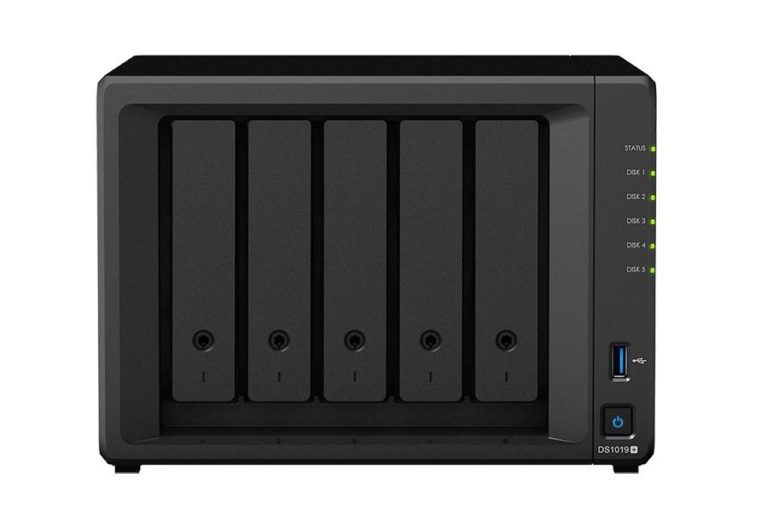 Synology launches DS1019+: 5 bays and additional m.2 connections