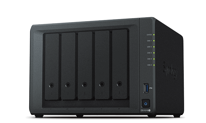 Synology DS1019+ review: one gear up