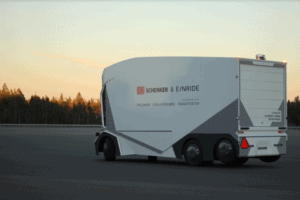 Ericsson brings self-propelled trucks onto public roads with 5G technology