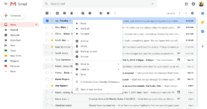 Gmail becomes more user friendly with extensive context menu