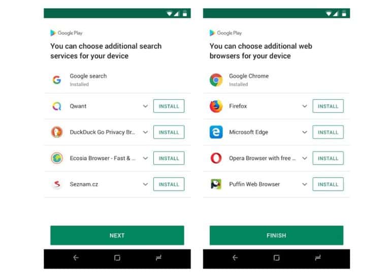 Google adds free browser choice to Android with update