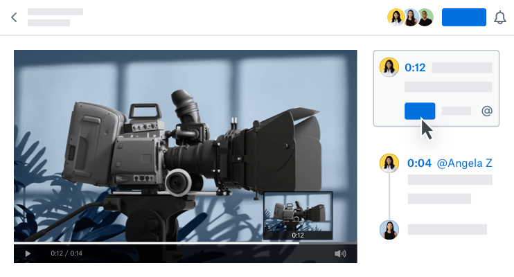 Dropbox now lets you react to specific moments in videos