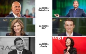 Oracle, Salesforce and SAP prove that using co-CEO’s does not work