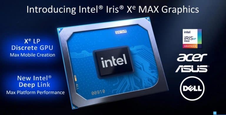 Intel announces relatively fast Iris Xe Max GPU for laptops