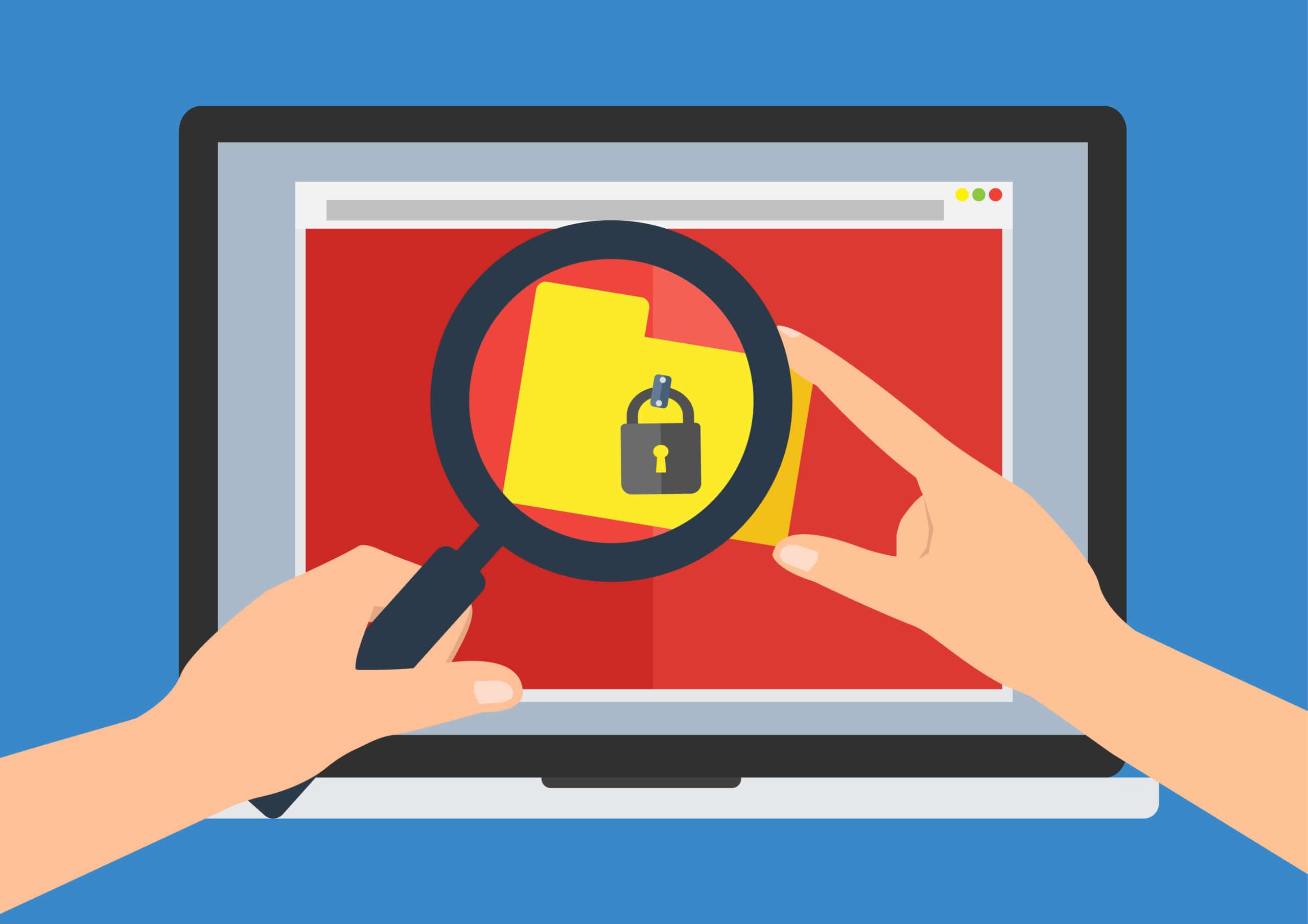 Browser call. Ransomware