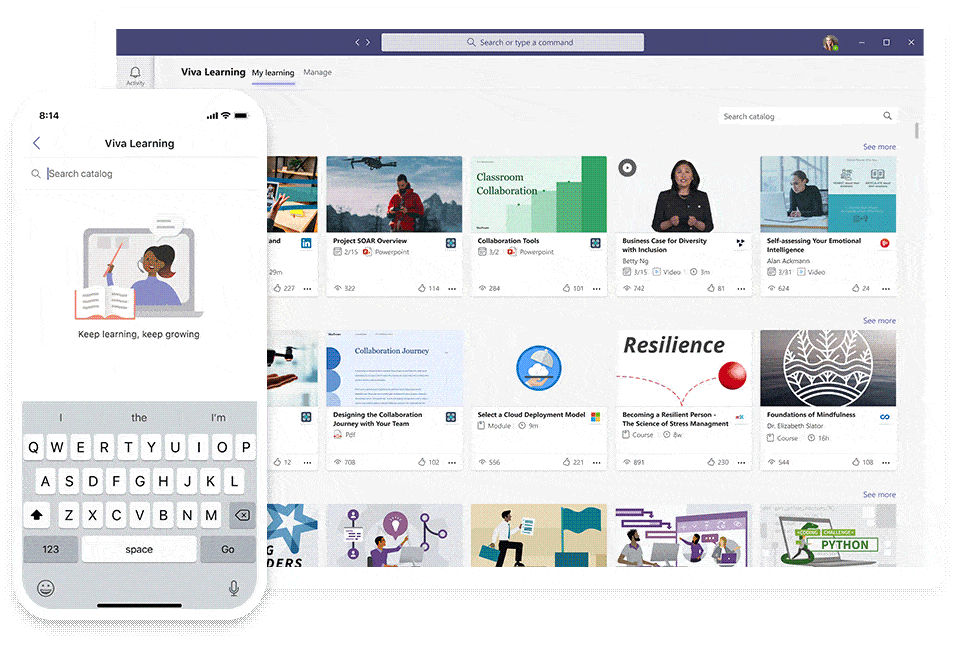 Learning-resources-in-Microsoft-Viva-Learning Learning-resources-in-Microsoft-Viva-Learning