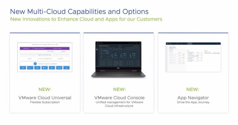 VMware introduces Cloud Console, Cloud Universal subscription and App Navigator