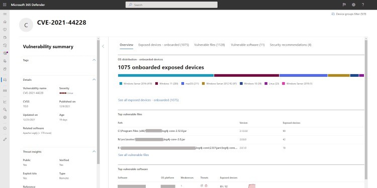 Microsoft issues Defender updates to address Log4j vulnerability