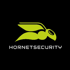 Hornets security logo on a black background.