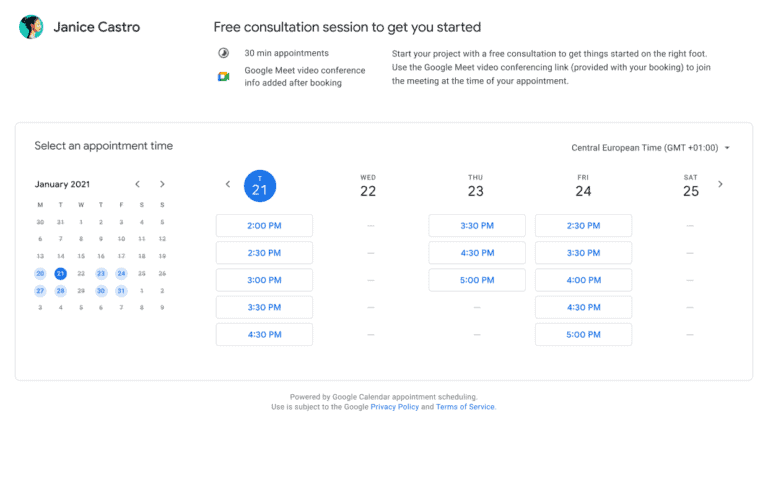 Google Calendar adds booking page to streamline appointment making