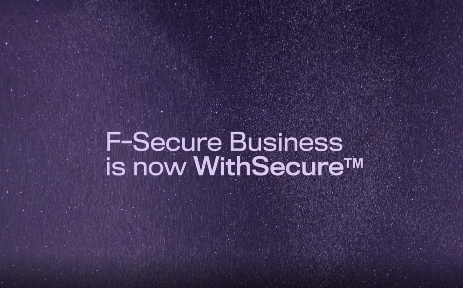 F-Secure introduces WithSecure brand for its corporate security ...