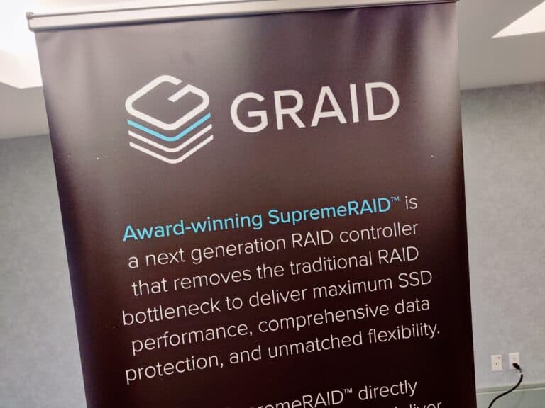 GRAID Technology enables super-fast RAID with NVIDIA GPU and NVMe SSDs