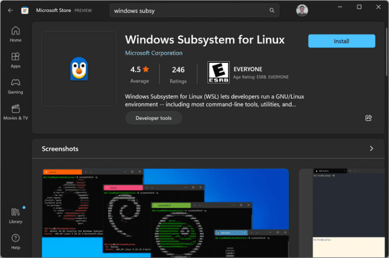 Windows Subsystem for Linux is now available in Microsoft Store