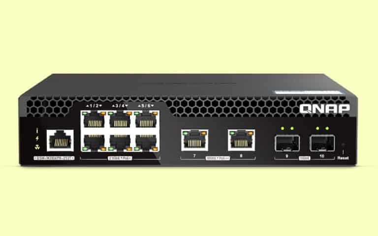 QNAP launches compact Layer 2 rackmount switch