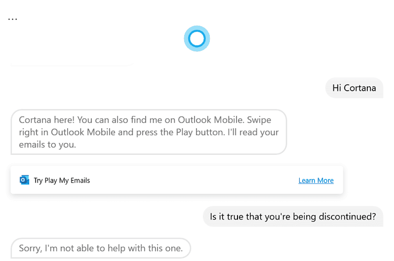 Microsoft replaces AI assistent Cortana