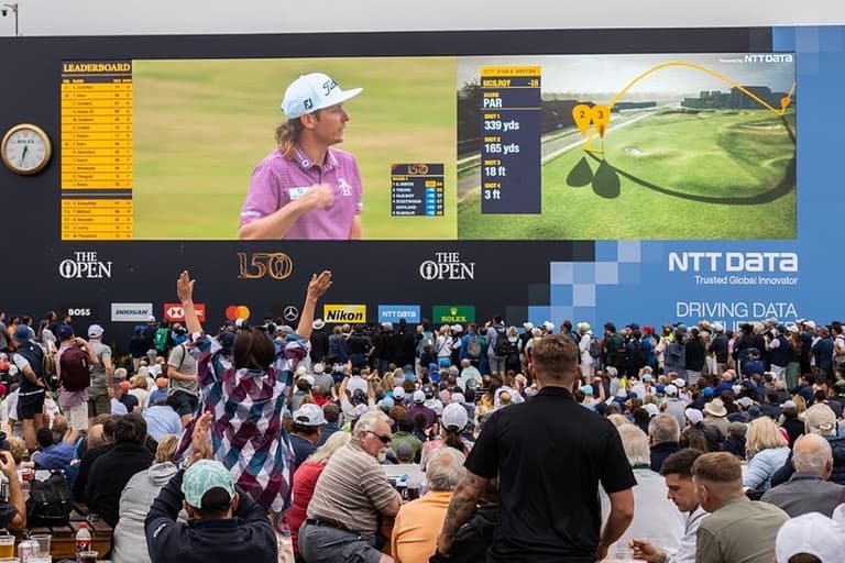 Digital twin shows golf insights at The Open