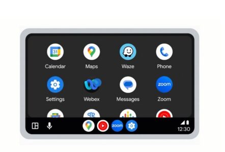 Android Auto starts rolling out Zoom and WebEx