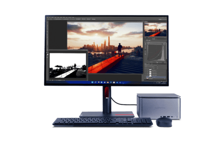 Lenovo ThinkCentre neo Ultra is a mini-PC that brings AI to SMBs