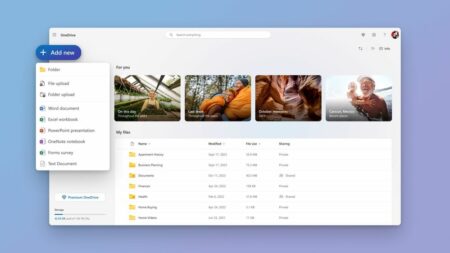 Microsoft starts rolling out new, uncluttered design for OneDrive