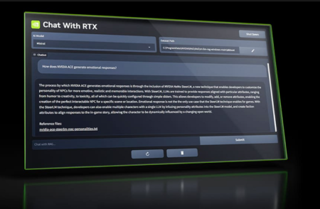 Nvidia lets users build chatbot that runs locally on PC