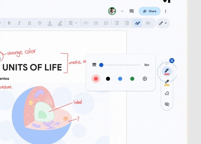 Google Docs now supports written annotations on Android