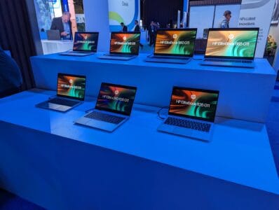 HP presents new AI PCs, Poly webcams and monitors