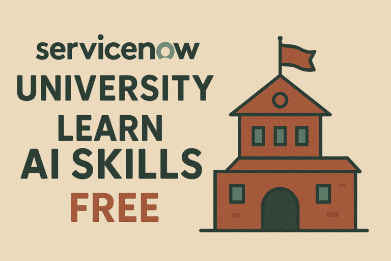ServiceNow launches University for AI-focused skills in a changing job market