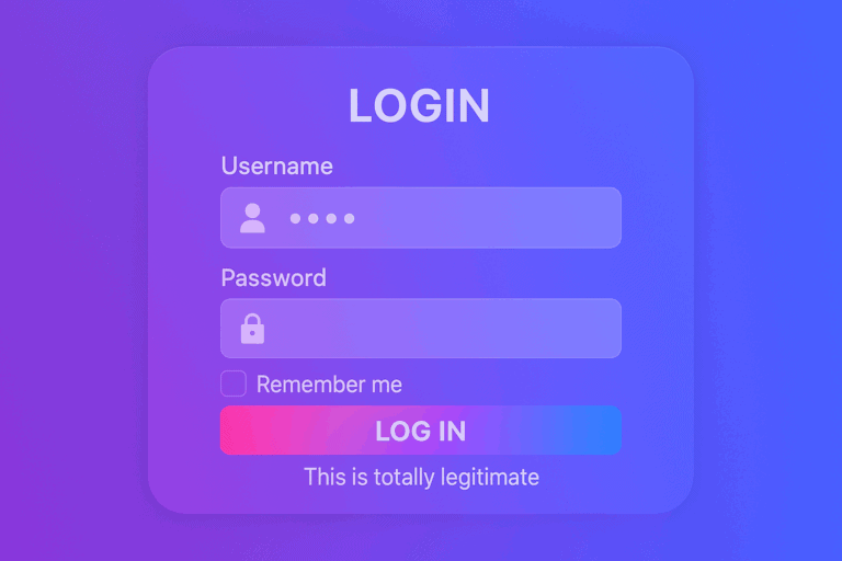 Fraudulent login screens have never looked this credible