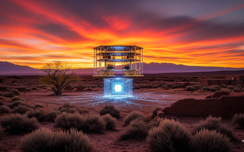Quantum computing's big secret, New Mexico - who knew?