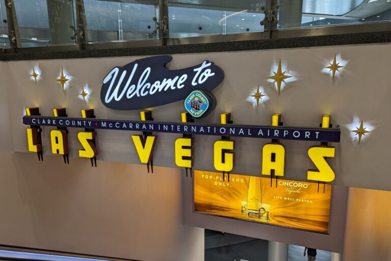 Connected from curb to gate at Harry Reid International Airport