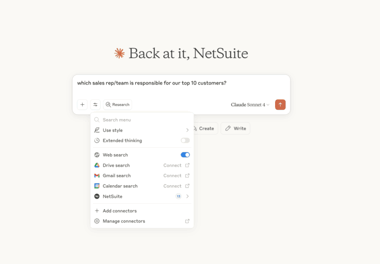 NetSuite AI Connector Service is more than just glue for AI models