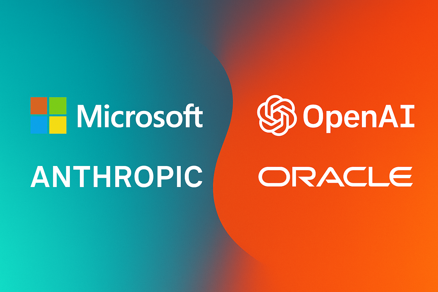 The AI world is shifting: Microsoft chooses Anthropic, OpenAI opts for Oracle