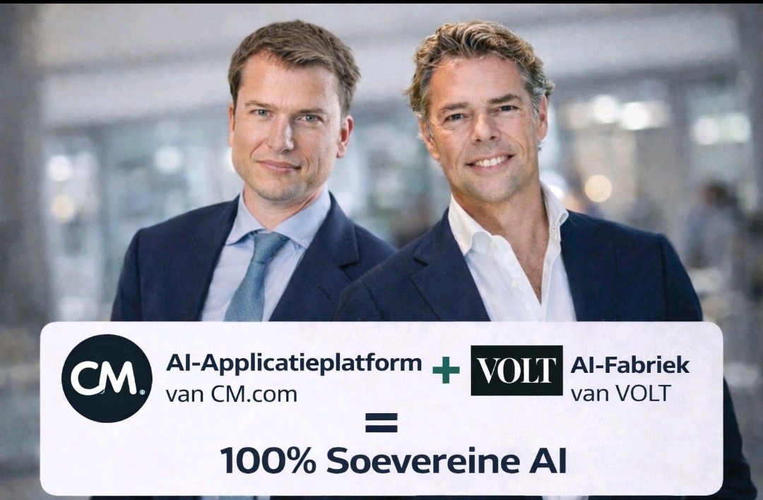 CM.com and VOLT build sovereign AI environment for Europe
