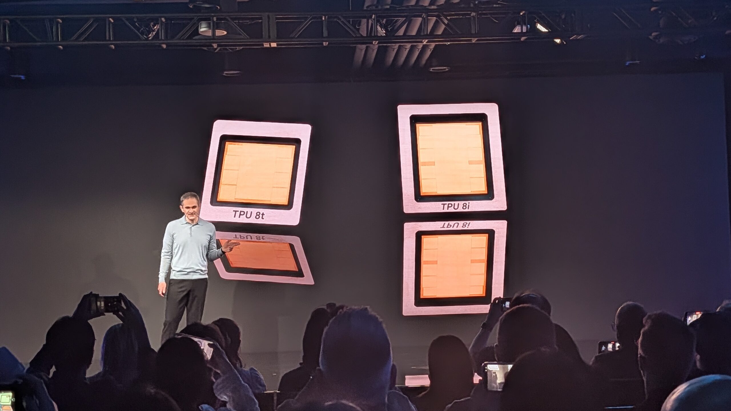 Google presents TPU 8t and TPU 8i chips; splits training and inference