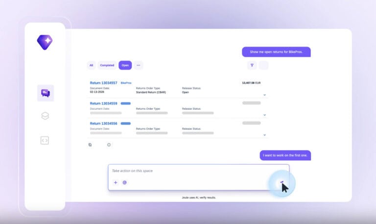 SAP launches Joule Work: an AI-chatbot that turns questions into action