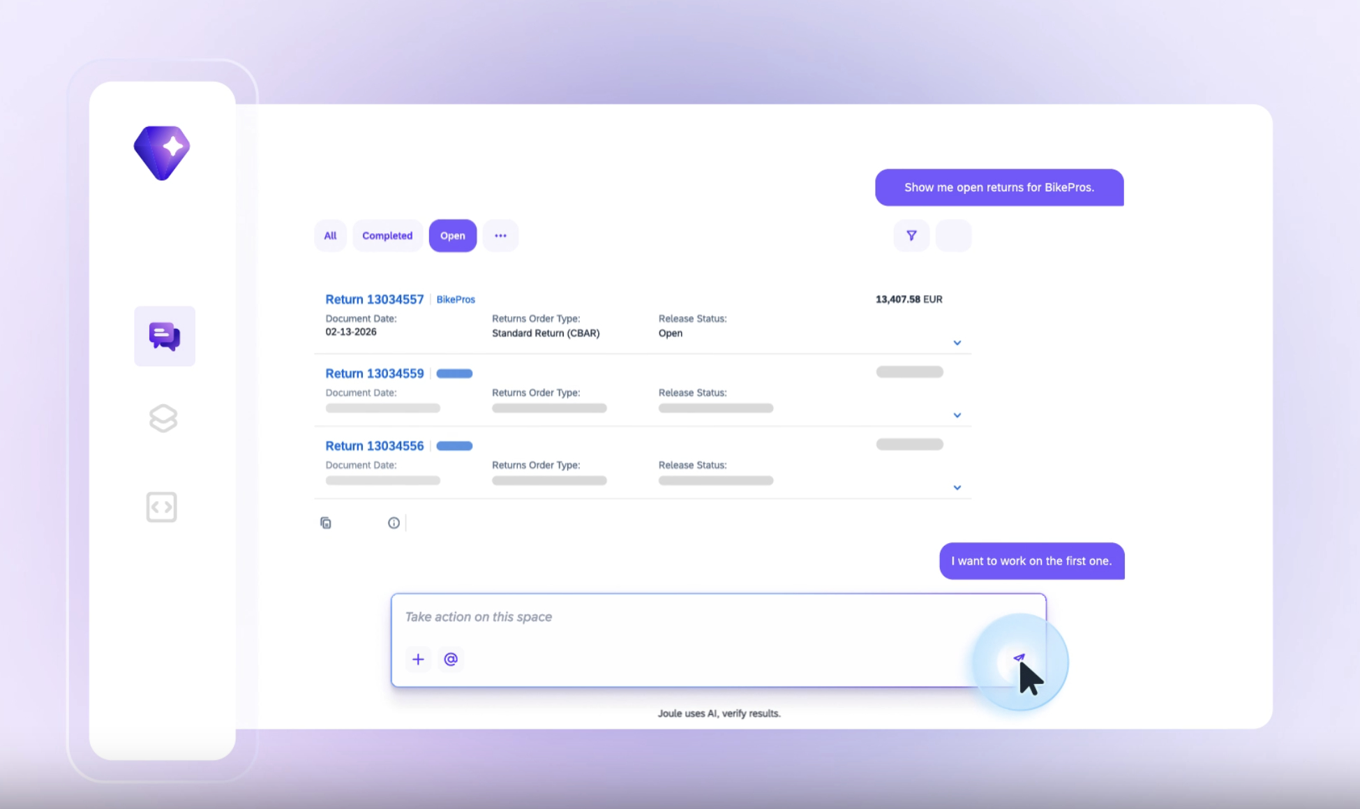 SAP launches Joule Work: an AI-chatbot that turns questions into action