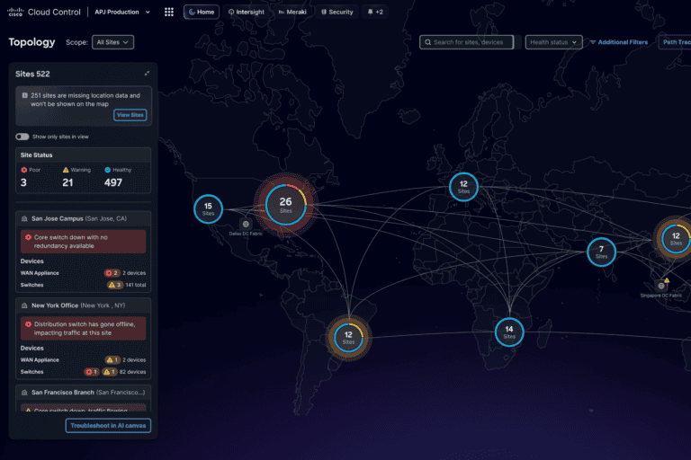Cisco Cloud Control brings most of Cisco together on a single platform