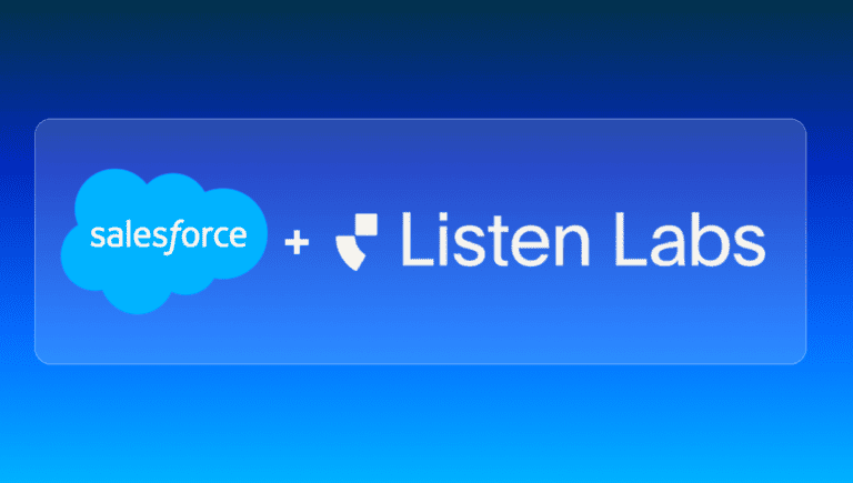 Salesforce acquires Listen Labs for AI-powered context in customer feedback